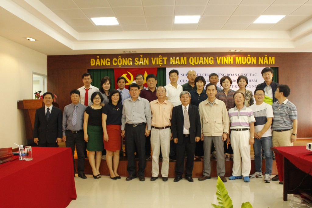 Đoàn công tác từ Hàn Quốc đến thăm và làm việc tại Phân Viện